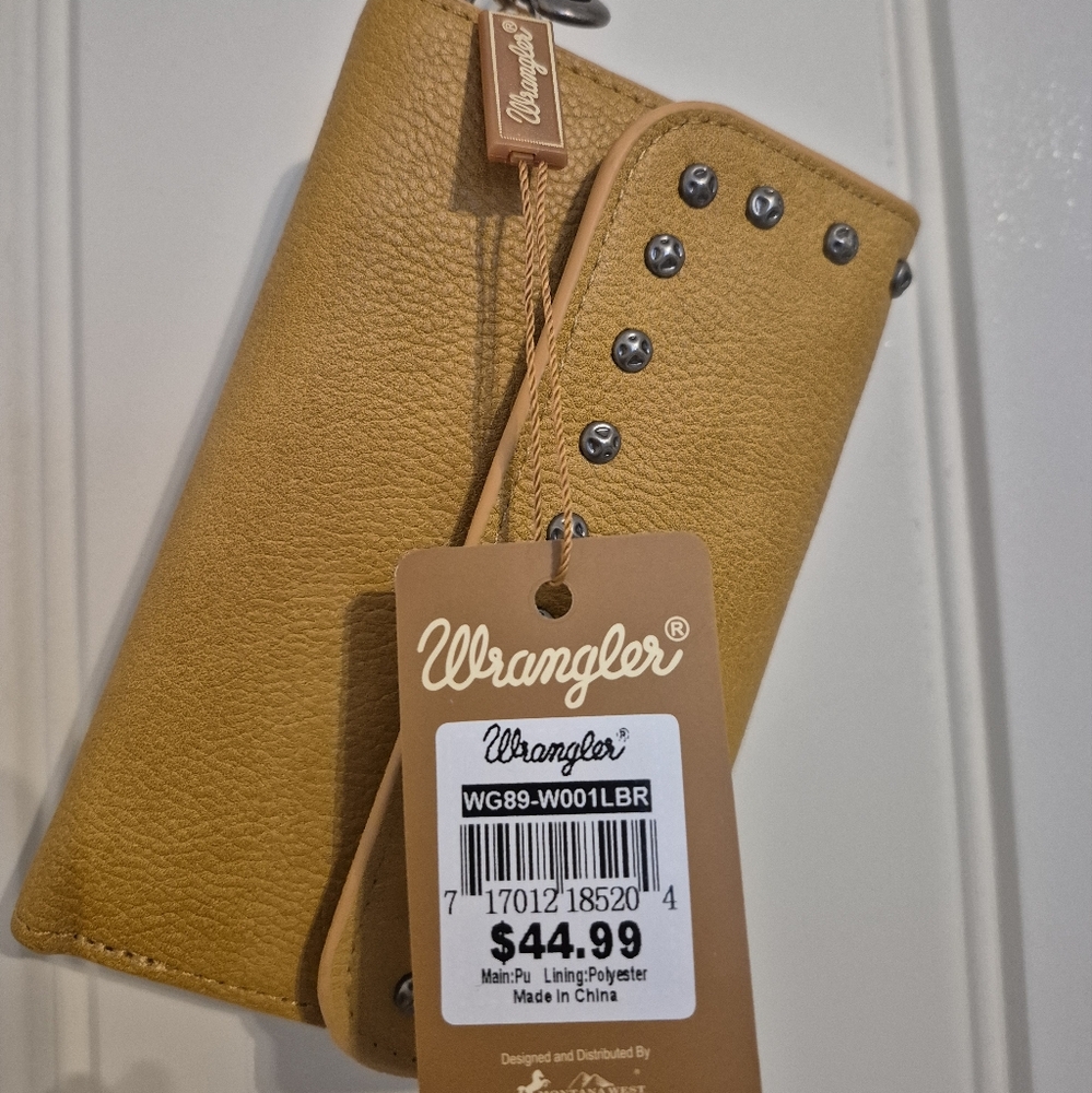 Nwt Wrangler Mustard Yellow Women's Wallet